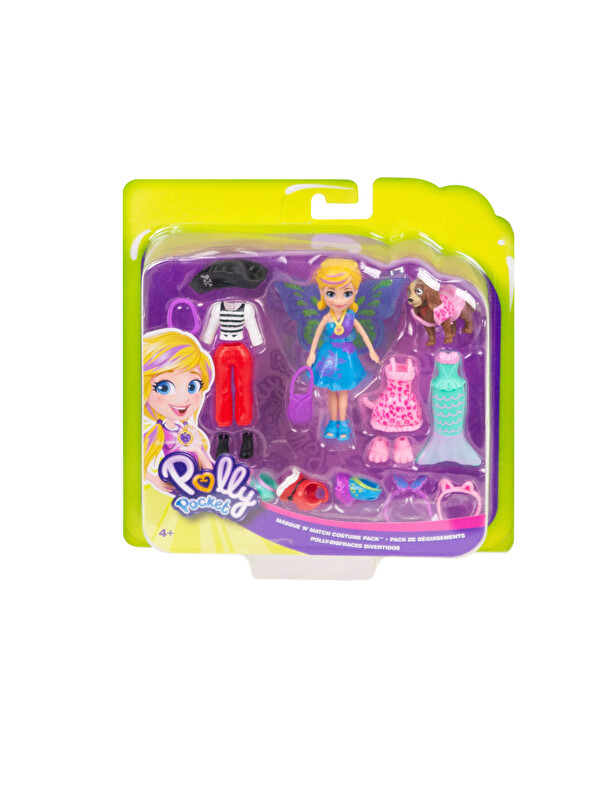 LCW JOY Polly Pocket and Animal Friendly Wearing Costume Playset GDM15