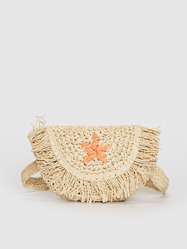 LCW ACCESSORIES Поясная сумка из соломы для девочек