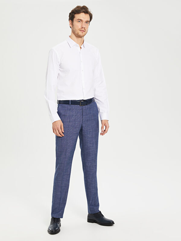 LCWAIKIKI Formal Slim Fit Chequered Twill Suit Pants