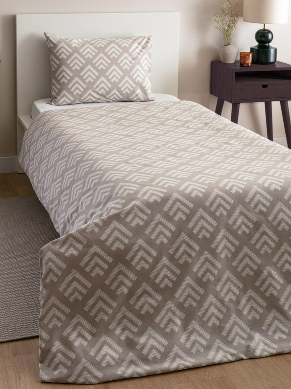 LCW HOME طقم غطاء لحاف فردي منقوش