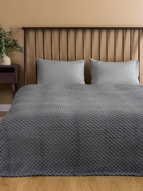 LCW HOME Tomurcuk Desenli Welsoft Çift Kişilik Battaniye 200x220 cm