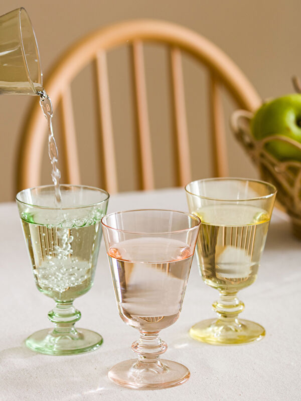 Printed Glass Cup 3-pack 380 ml -S5JM97Z8-M0T - LC Waikiki