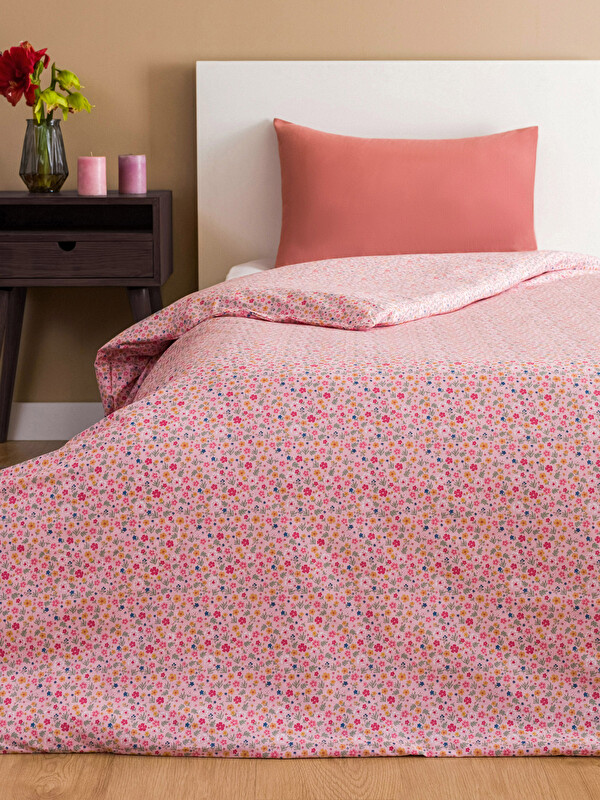 LCW HOME Tek Kişilik Desenli Ranforce Nevresim 160x220 cm