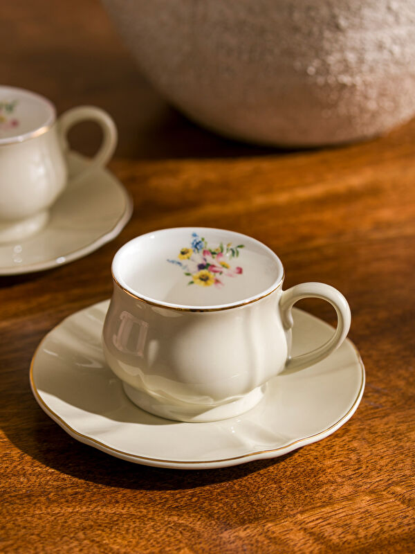 正規通販 Cup Coffee Porcelain 4-Person Set LC - -S4BI38Z8-F9C ml 90 バーベキュー・調理用品
