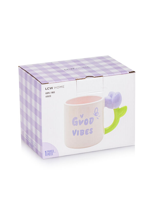 mugi♡ Signum mug with lid, Porcelain, Blue | Swarovski