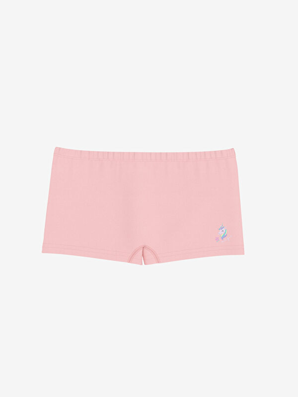 LCW Kids Beli Lastikli Kız Çocuk Boxer
