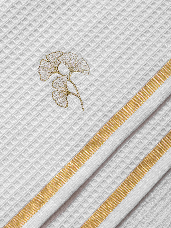 Floral Embroidered Tea Towel 2 Pack 40x50 cm -S5FI99Z8-J5E