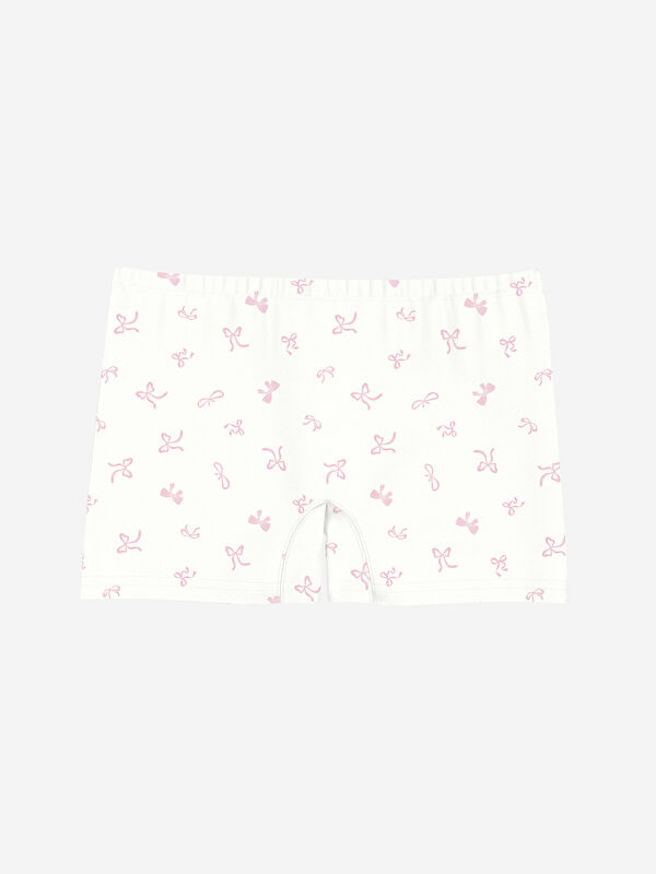 LCW Kids Fiyonk Desenli Kız Çocuk Boxer