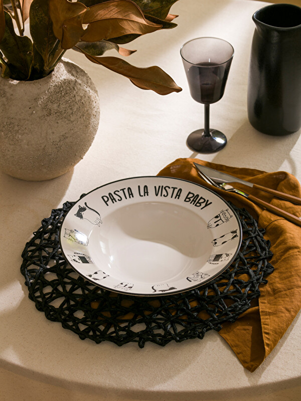 LCW HOME Baskılı Seramik Makarna Tabağı 27 cm