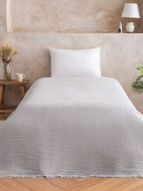 LCW HOME Tek Kişilik Pamuklu Yatak Örtüsü