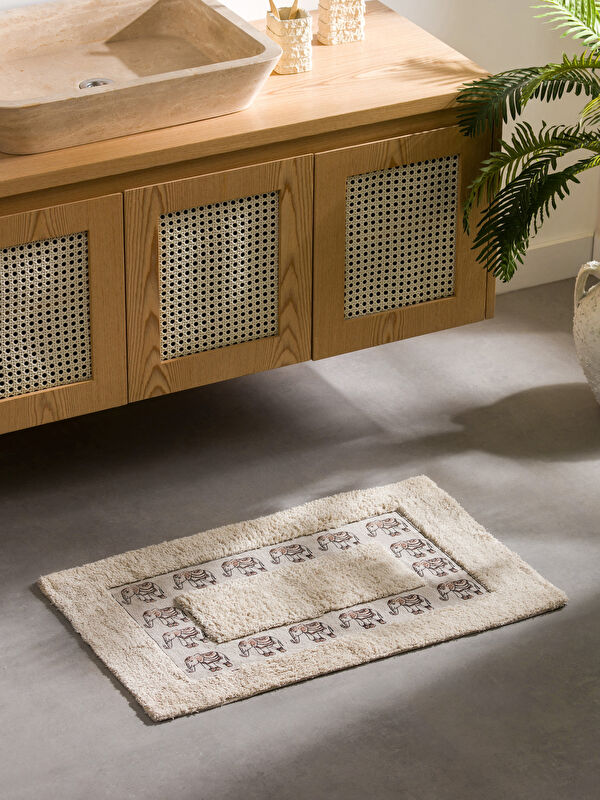 LCW HOME Fil Nakışlı Banyo Paspası 50x60 cm
