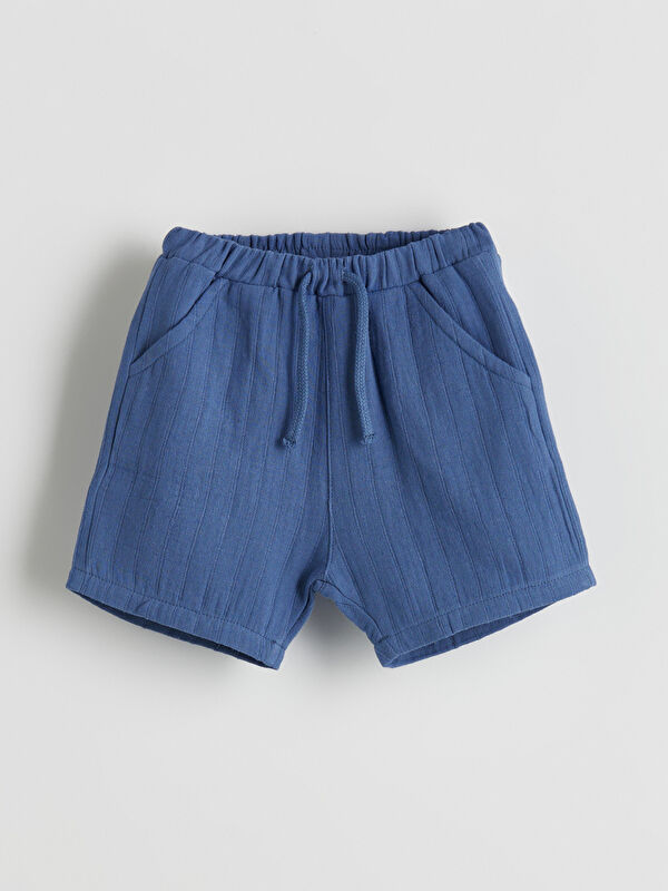 LCW baby Beli Lastikli Basic Erkek Bebek Şort