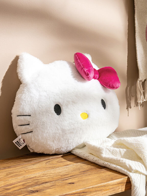 LCW HOME Hello Kitty Baskılı Pelüş Bebek Kırlent 37 cm