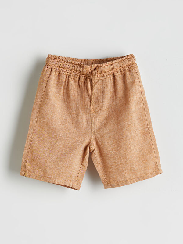 LCW Kids Beli Lastikli Basic Erkek Çocuk Şort