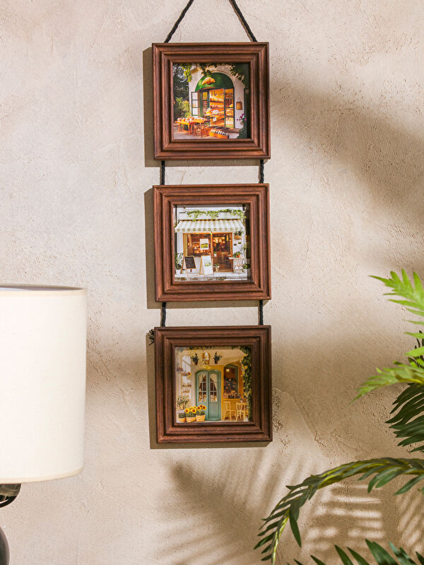LCW HOME Asma İpli Ahşap Fotoğraf Çerçevesi 3'lü