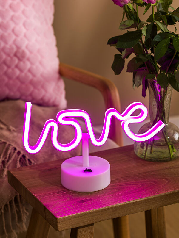 LCW HOME Сүйіспеншілік хаты бейнеленген сәндік шам 28 см