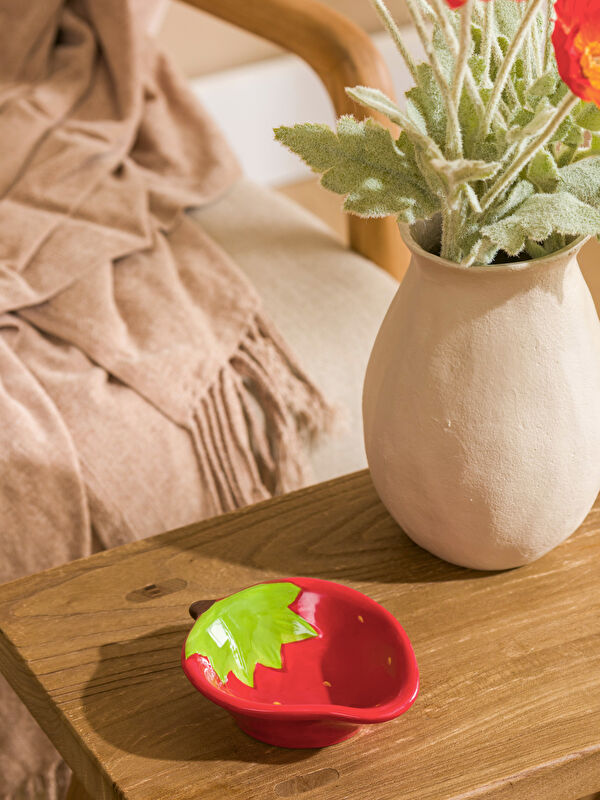 LCW HOME Strawberry Print Ceramic Bowl