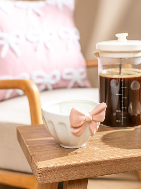 LCW HOME Bow Print Ceramic Bowl 11 cm
