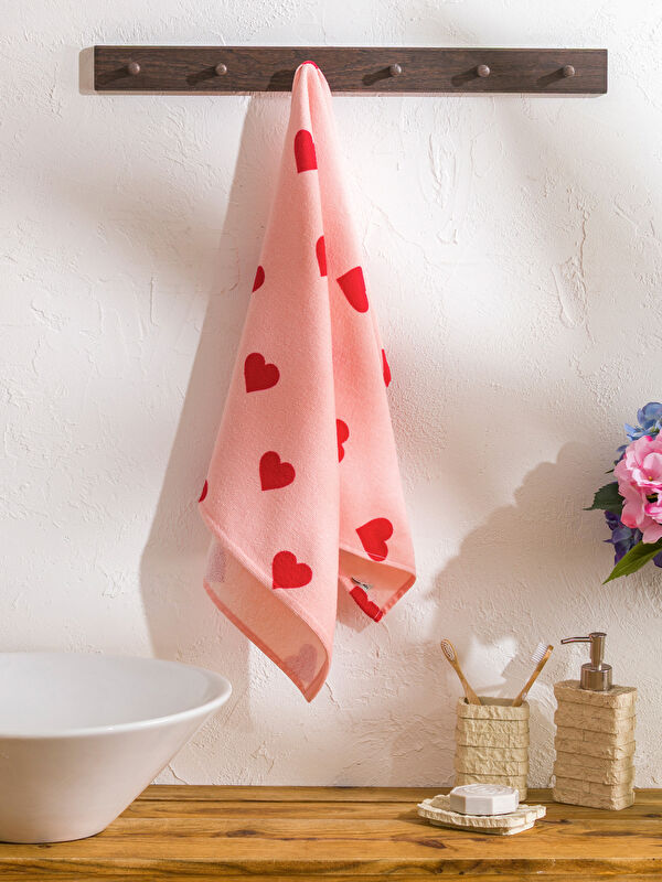 LCW HOME Baskılı Pamuklu Yüz Havlusu 50x80 Cm