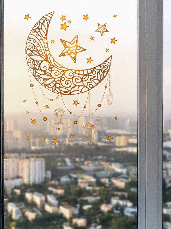 LCW HOME Ay Figürlü Cam Sticker