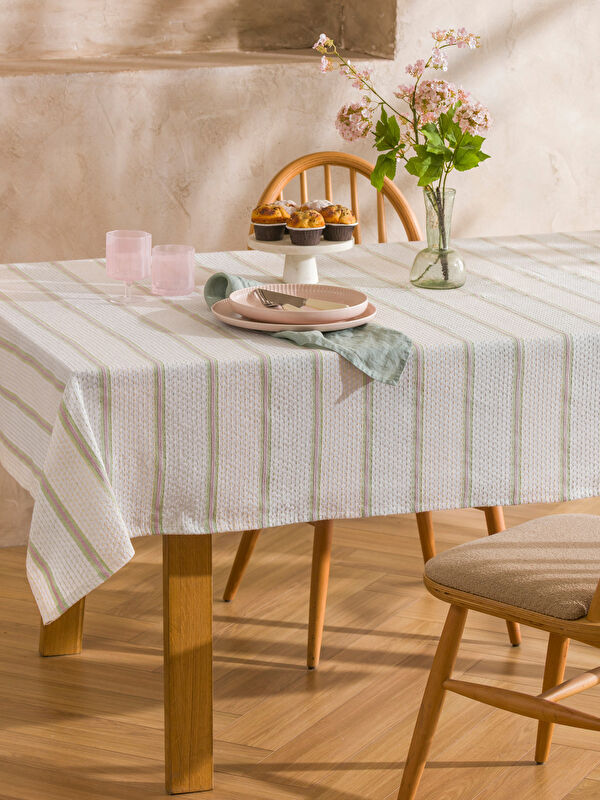 LCW HOME Çizgili Masa Örtüsü 140x180 cm