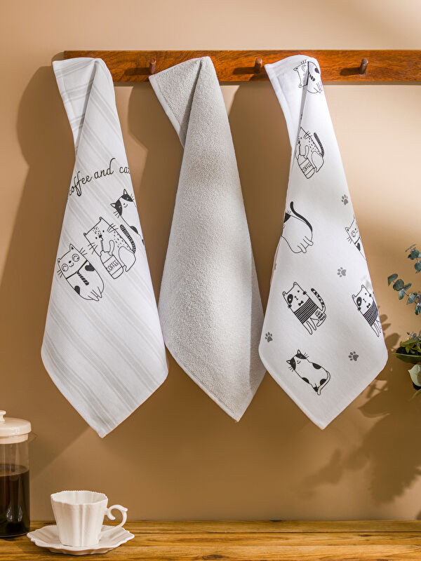 LCW HOME Baskılı Kurulama Bezi 3'lü 40x50 cm