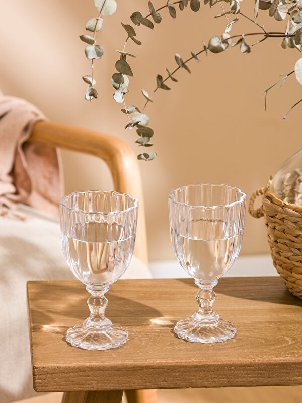 LCW HOME Standing Water Glass 2 Pack 220 ml