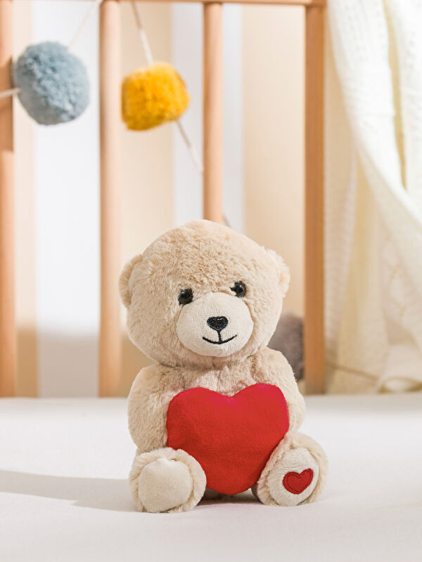 LCW HOME Ayı Figürlü Pelüş Bebek Kırlent 17 cm