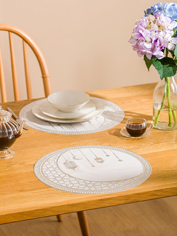 LCW HOME مجموعة مفارش طعام مطبوعة 2 قطع 39 سم
