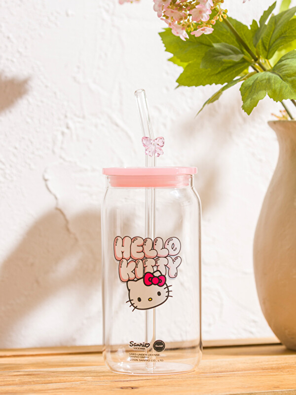 LCW HOME Hello Kitty Baskılı Pipetli Bardak