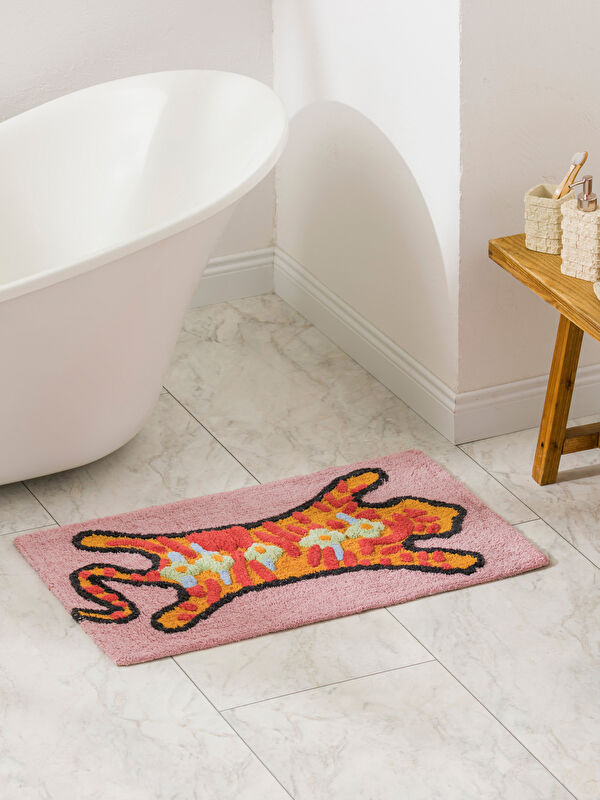 LCW HOME سجادة حمام بشكل حيوانات 50x80 سم