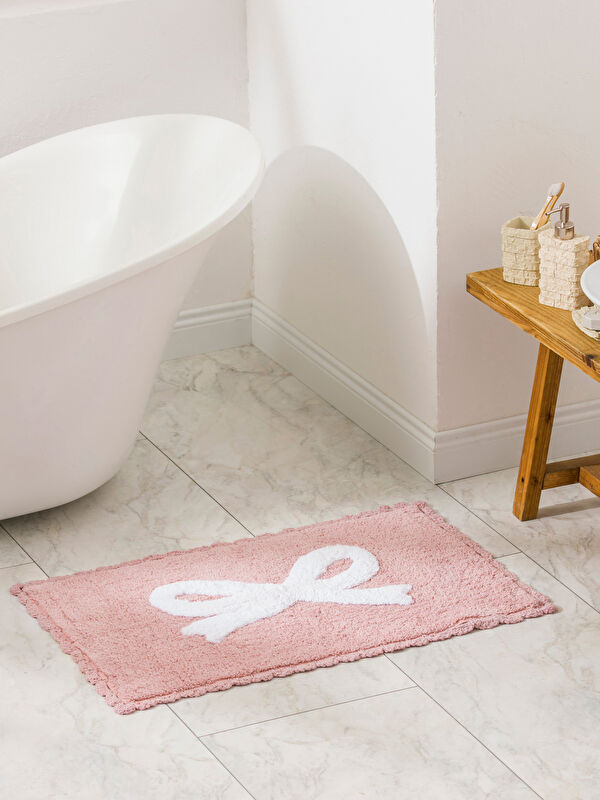 LCW HOME Fiyonk Baskılı Pelüş Banyo Paspası 50x80 cm