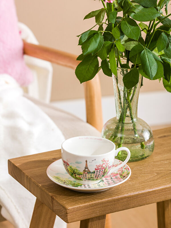 LCW HOME Baskılı Porselen Çay Fİncan Takımı