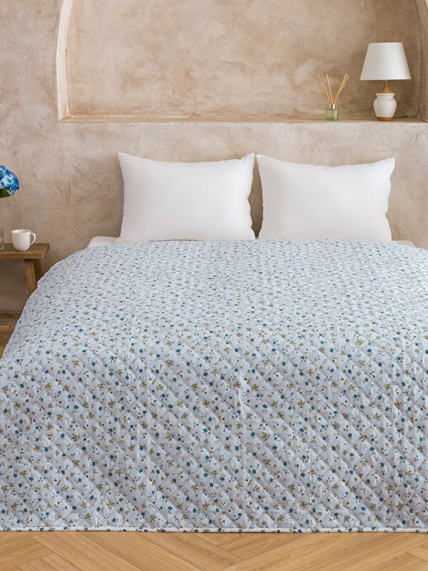LCW HOME Floral Double Bedspread