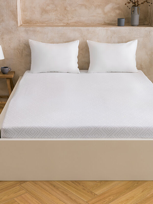 LCW HOME Fitted Double Bed Sheet