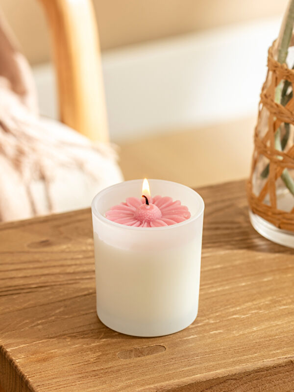 LCW HOME Çiçek Kokulu Bardak Mum 8 cm