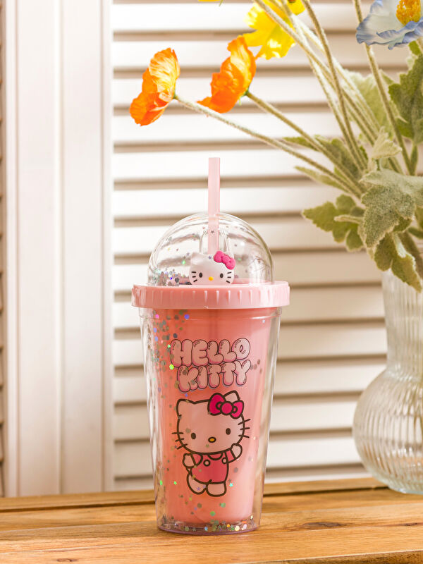 LCW HOME Hello Kitty Figürlü Pipetli Bardak