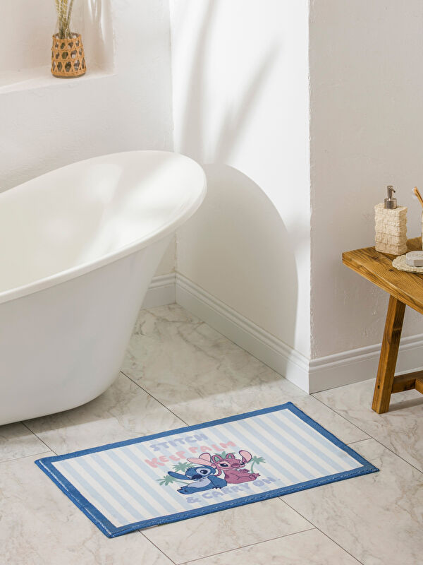 LCW HOME Lilo ve Stitch Baskılı Banyo Paspası 50x80 cm