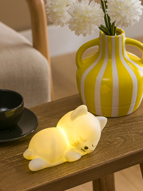 LCW HOME Кошка Фигурный Декоративный Светодиодный Свет 17 см