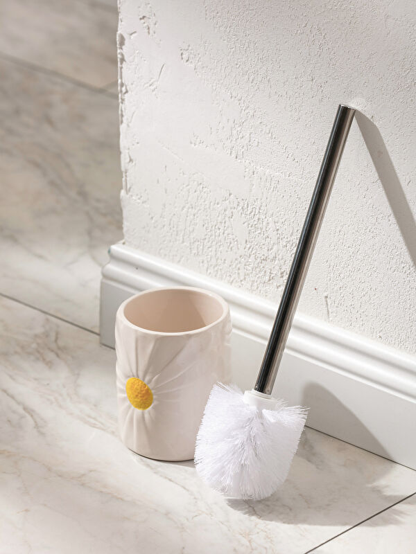 LCW HOME Çiçek Figürlü Seramik Tuvalet Fırçası