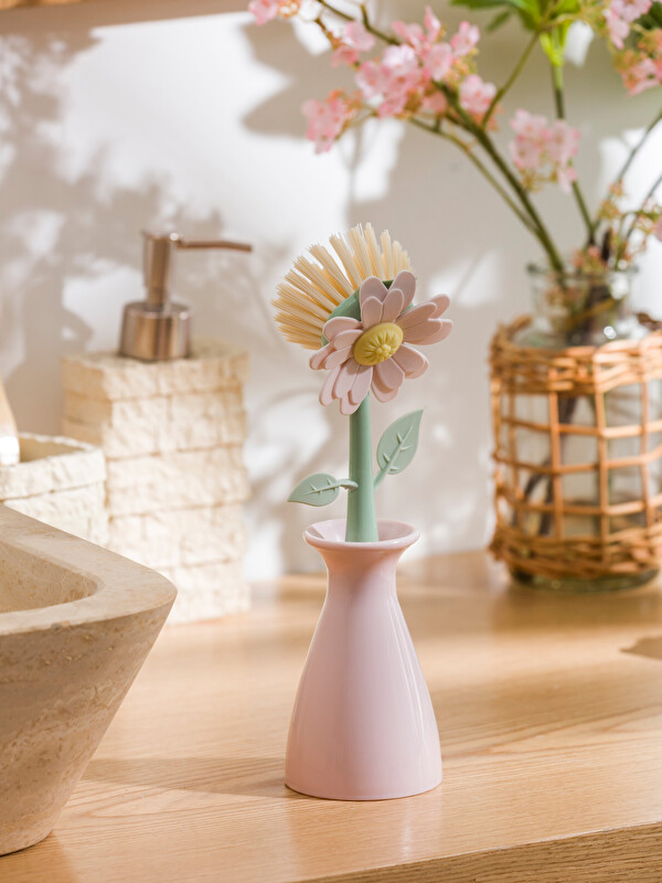 LCW HOME Flower Figured Toilet Brush