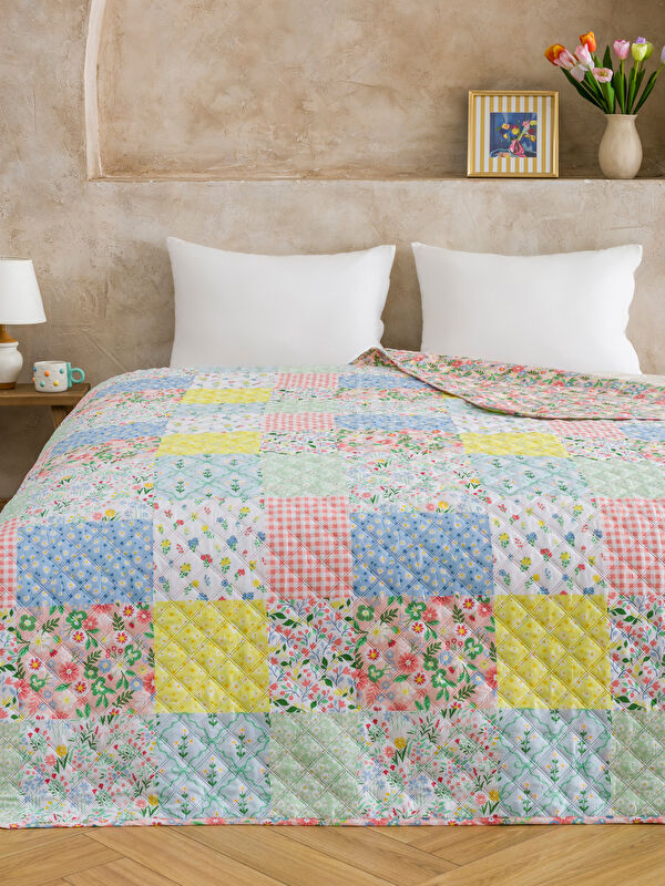 LCW HOME Floral Double Bedspread