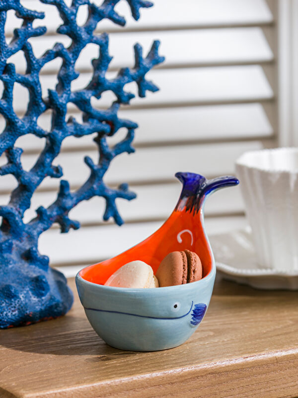 LCW HOME Whale Figured Ceramic Cereal Bowl 11 cm