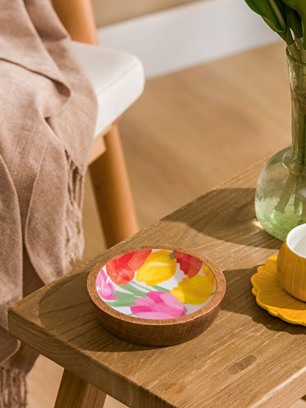 LCW HOME Baskılı Ahşap Kase