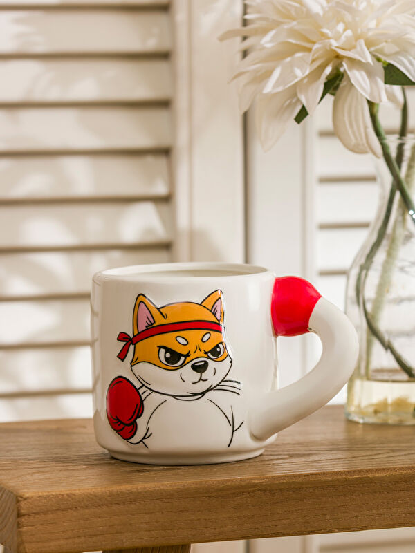 LCW HOME مج سيراميك مطبوع 450 مل