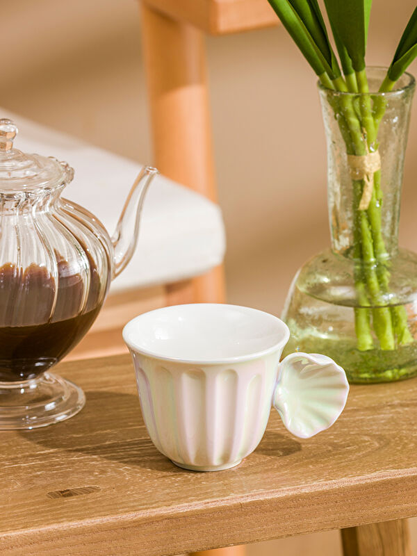 LCW HOME Deniz Kabuğu Figürlü Porselen Kupa 230 Ml