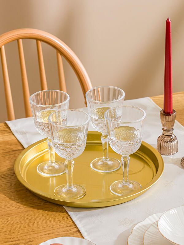 LCW HOME Ayaklı Cam Bardak Seti 4'lü 300 ml