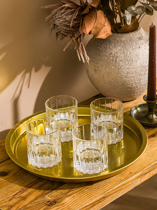 LCW HOME طقم كوبايات مية زجاج ٤ قطع ٢٩٠ مل