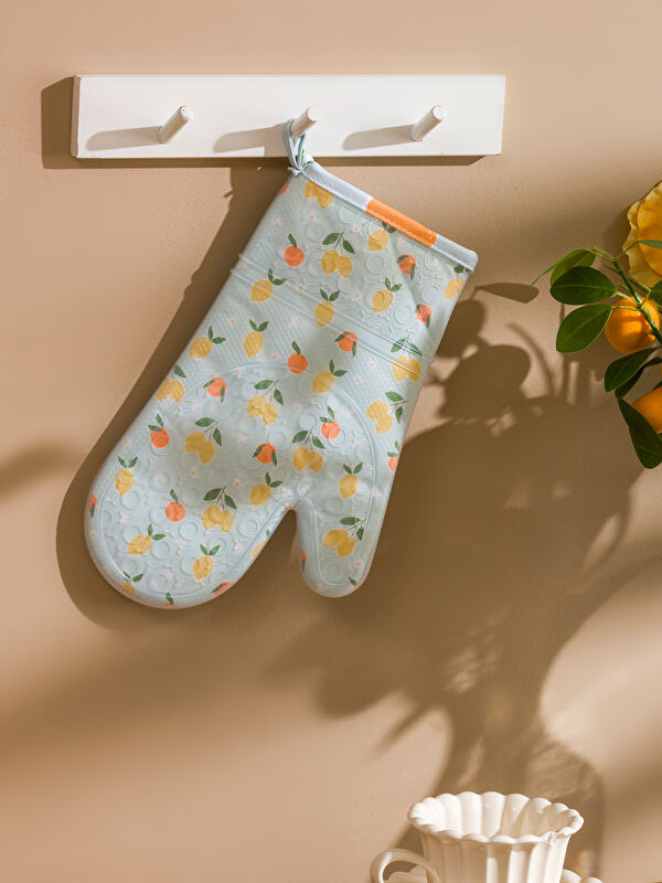 LCW HOME Lemon Print Oven Mitten
