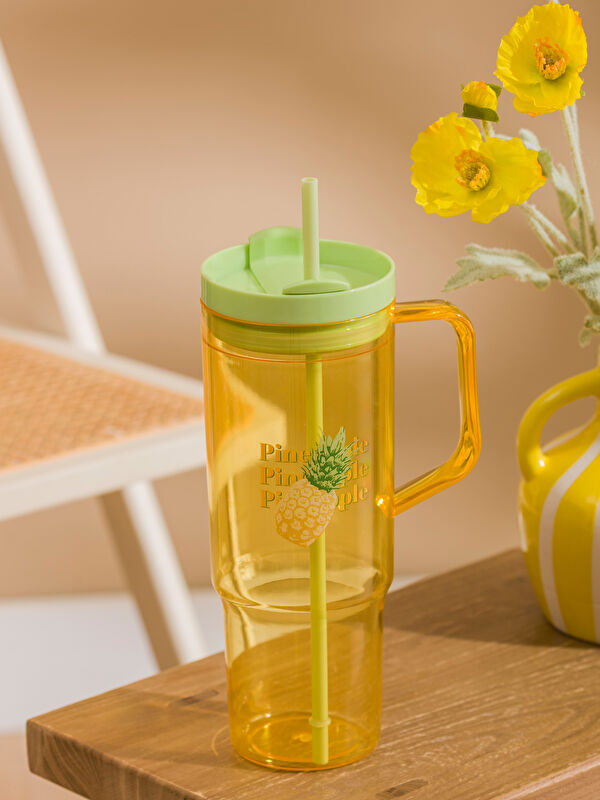 LCW HOME بوتڵی ئاو پلاستیکی چاپکراوی ئەنەناس
